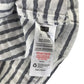 F&F 5-6 years white blue striped shirt cotton elastane