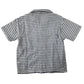 F&F 5-6 years white blue striped shirt cotton elastane