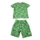 F&F 6-7 years green pyjama set cotton elastane