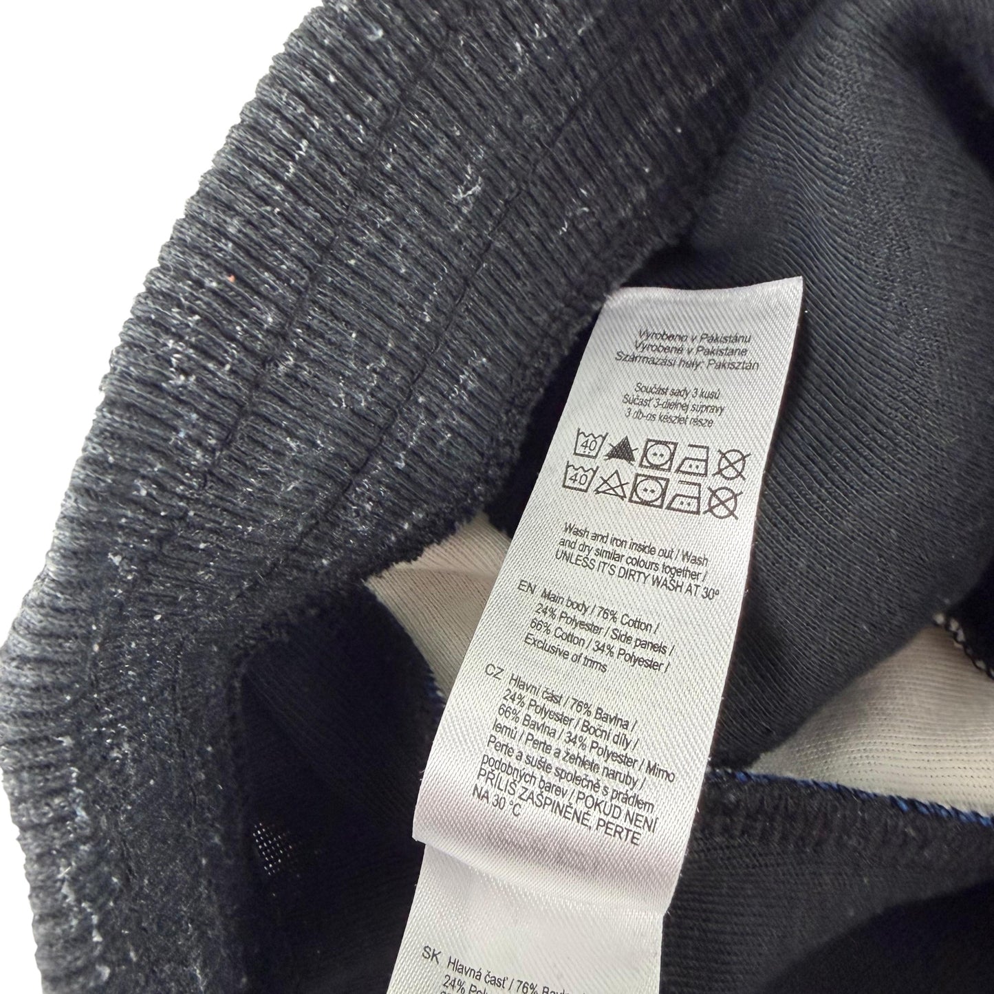 F&F 7-8 years grey jogger shorts cotton polyester