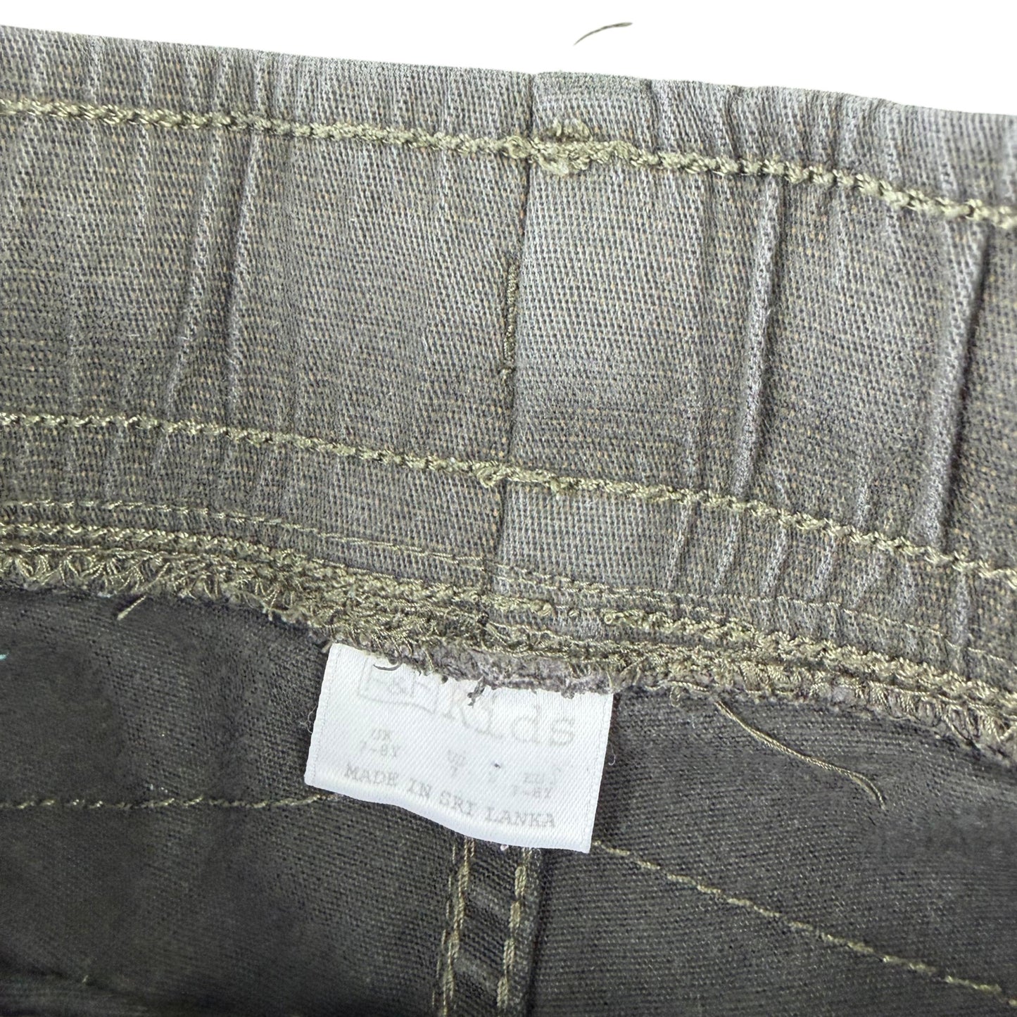 F&F 7-8 years grey jogger trousers cotton elastane