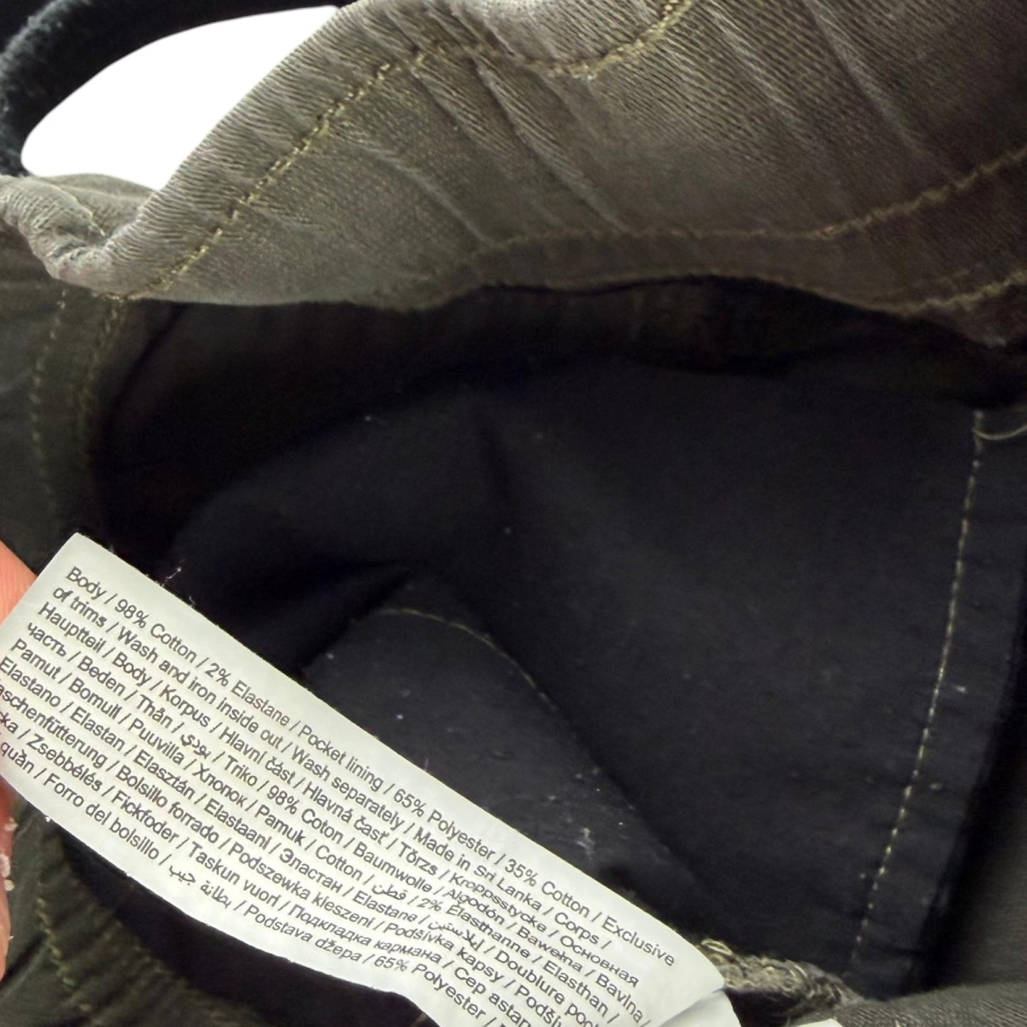 F&F 7-8 years grey jogger trousers cotton elastane