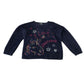 F&F 8-9 years blue fluffy jumper polyamide polyester