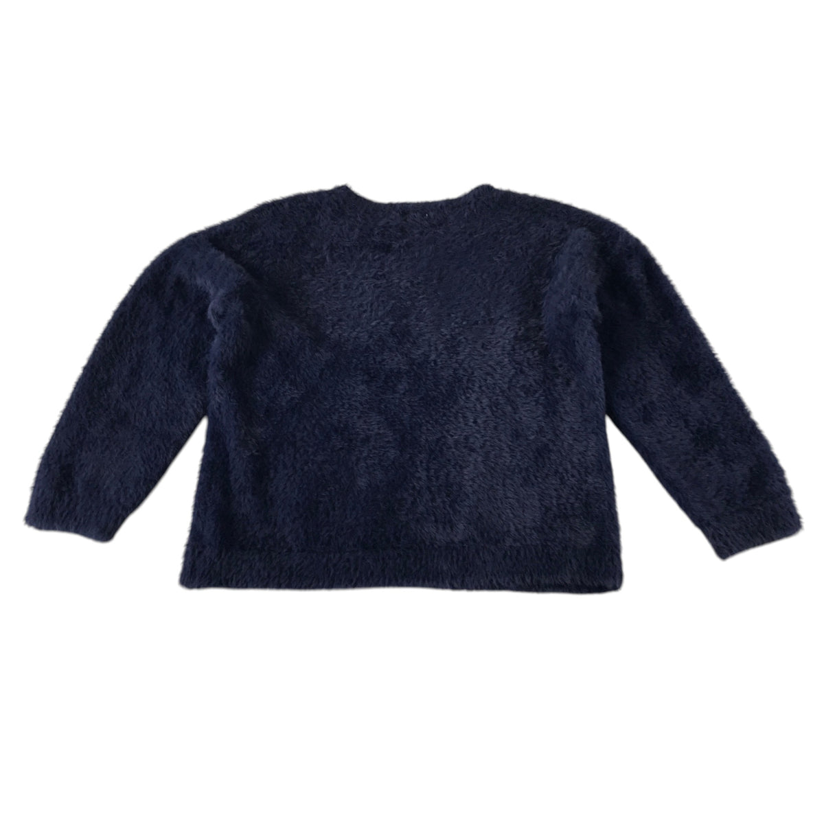 F&F 8-9 years blue fluffy jumper polyamide polyester