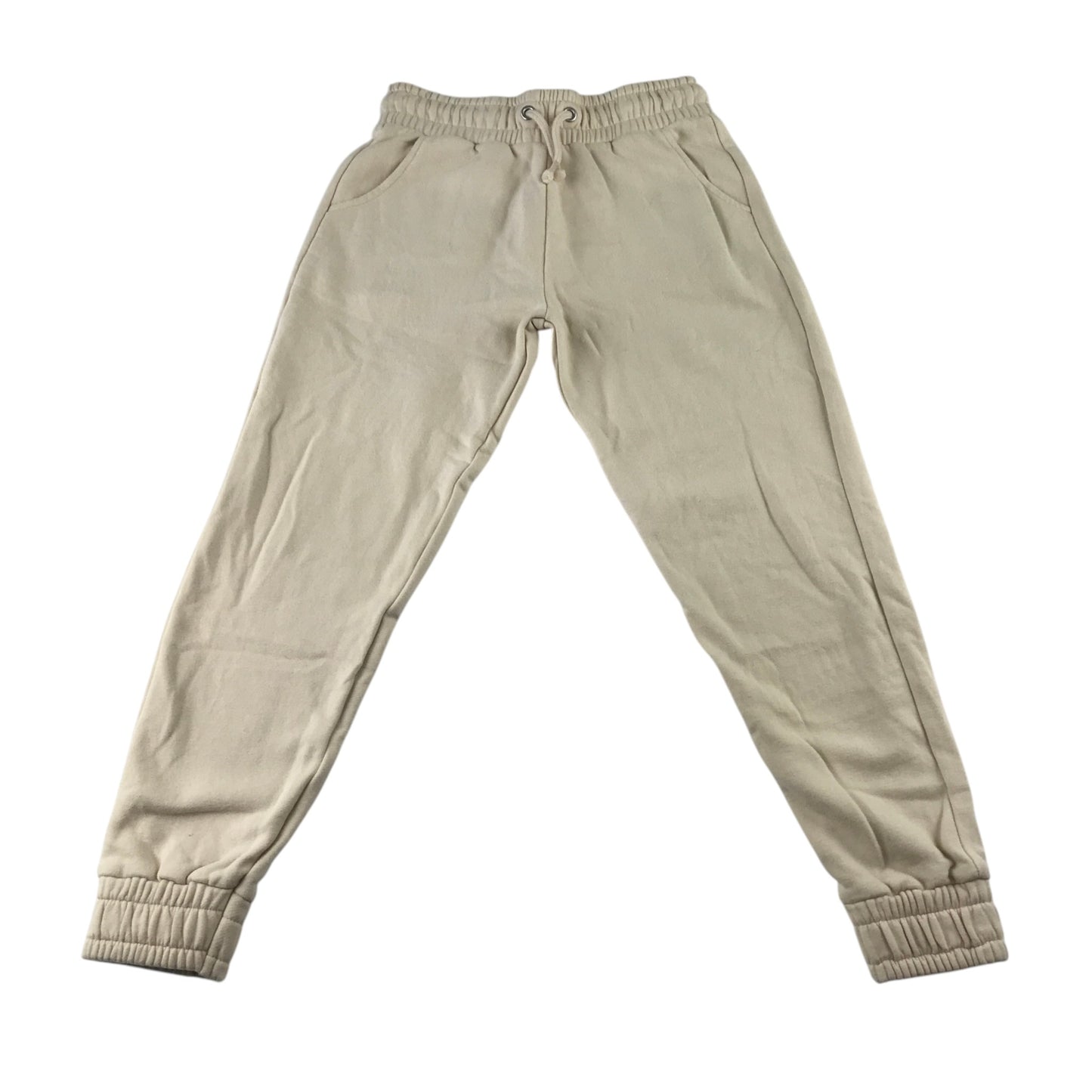 F&F 9-10 years beige joggers cotton polyester
