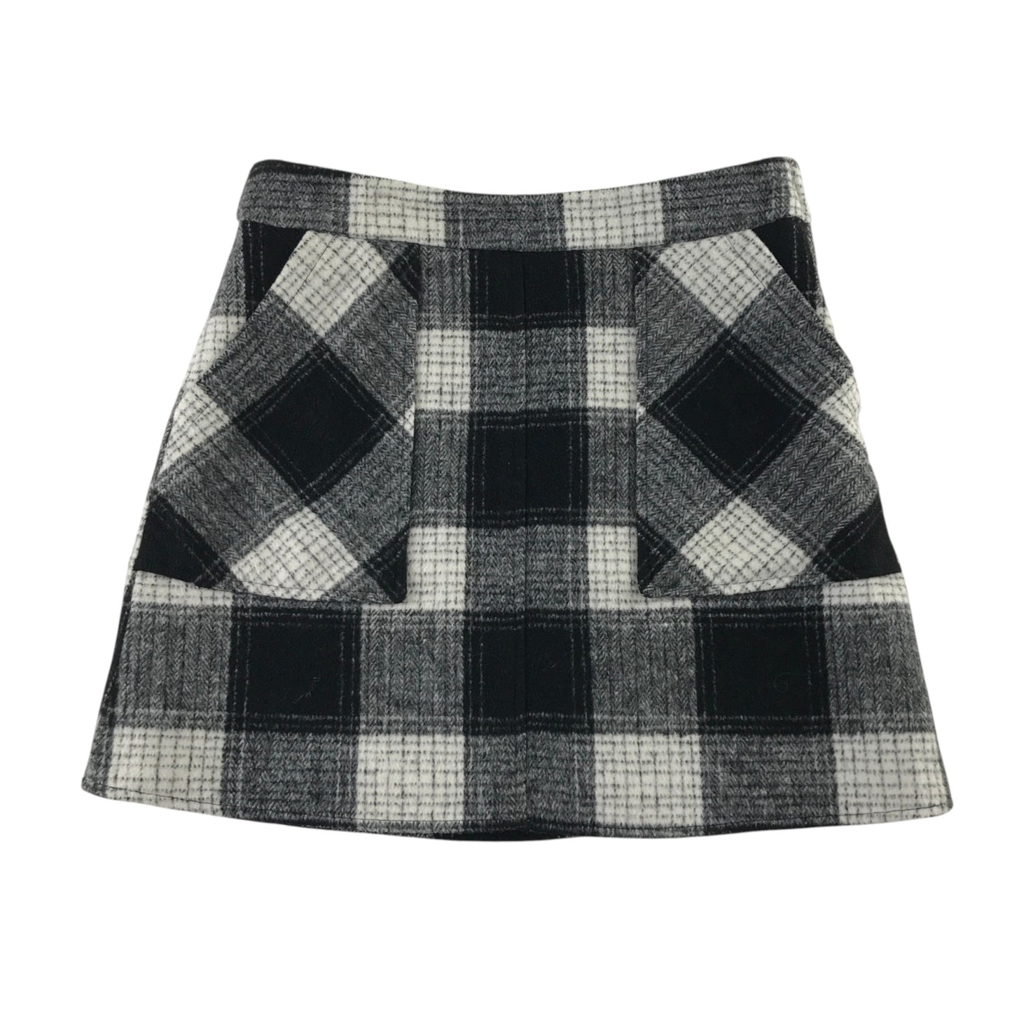 F&F 9-10 years grey check skirt