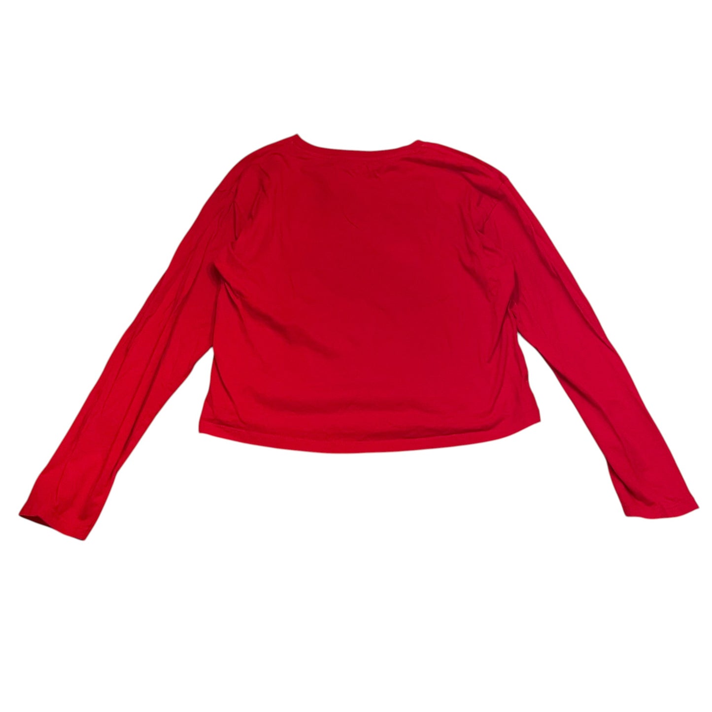 F&F 11-12 years red t-shirt Christmas penguin cotton