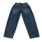 F&F 12-13 years blue barrel leg cotton denim jeans