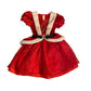 F&F 5-6 years red costume dress Christmas elf princess