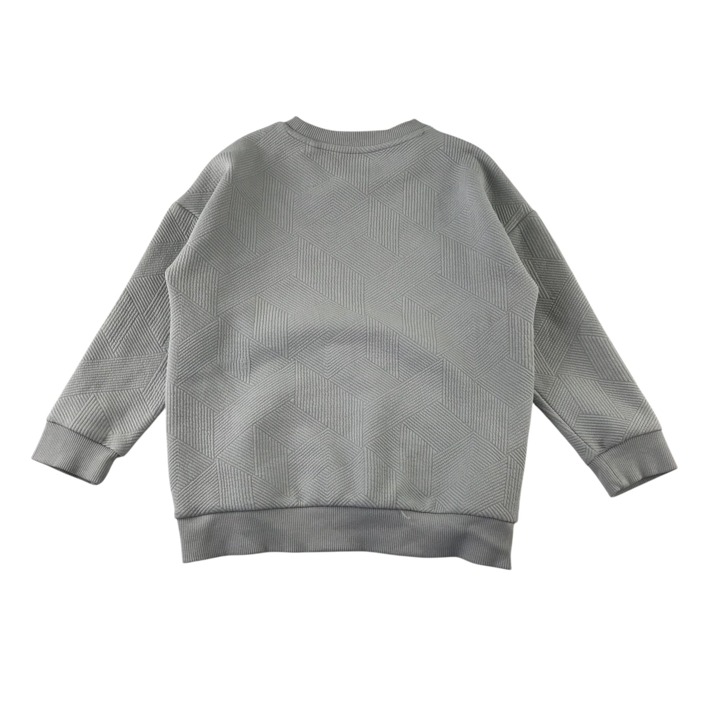 F&F 6-7 years grey pullover sweater polyester cotton elastane