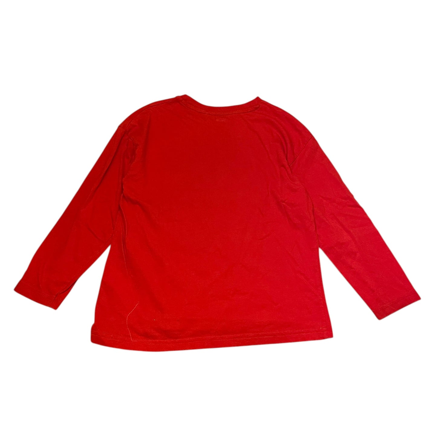 F&F 6-7 years red t-shirt Christmas Santa print cotton