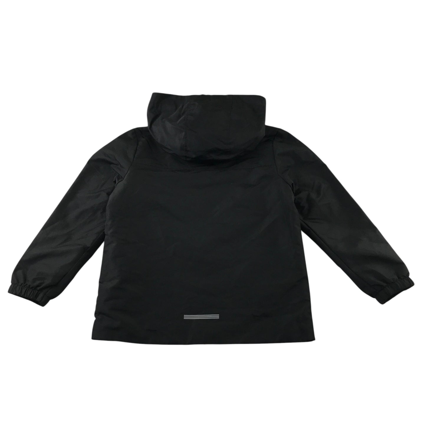 F&F 8-9 years black jacket fleece lined showerproof polyester