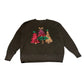 F&F L grey women's sequin Christmas jumper polyester mix