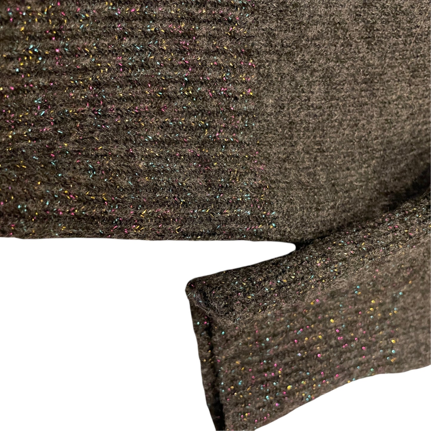 F&F L grey women's sequin Christmas jumper polyester mix