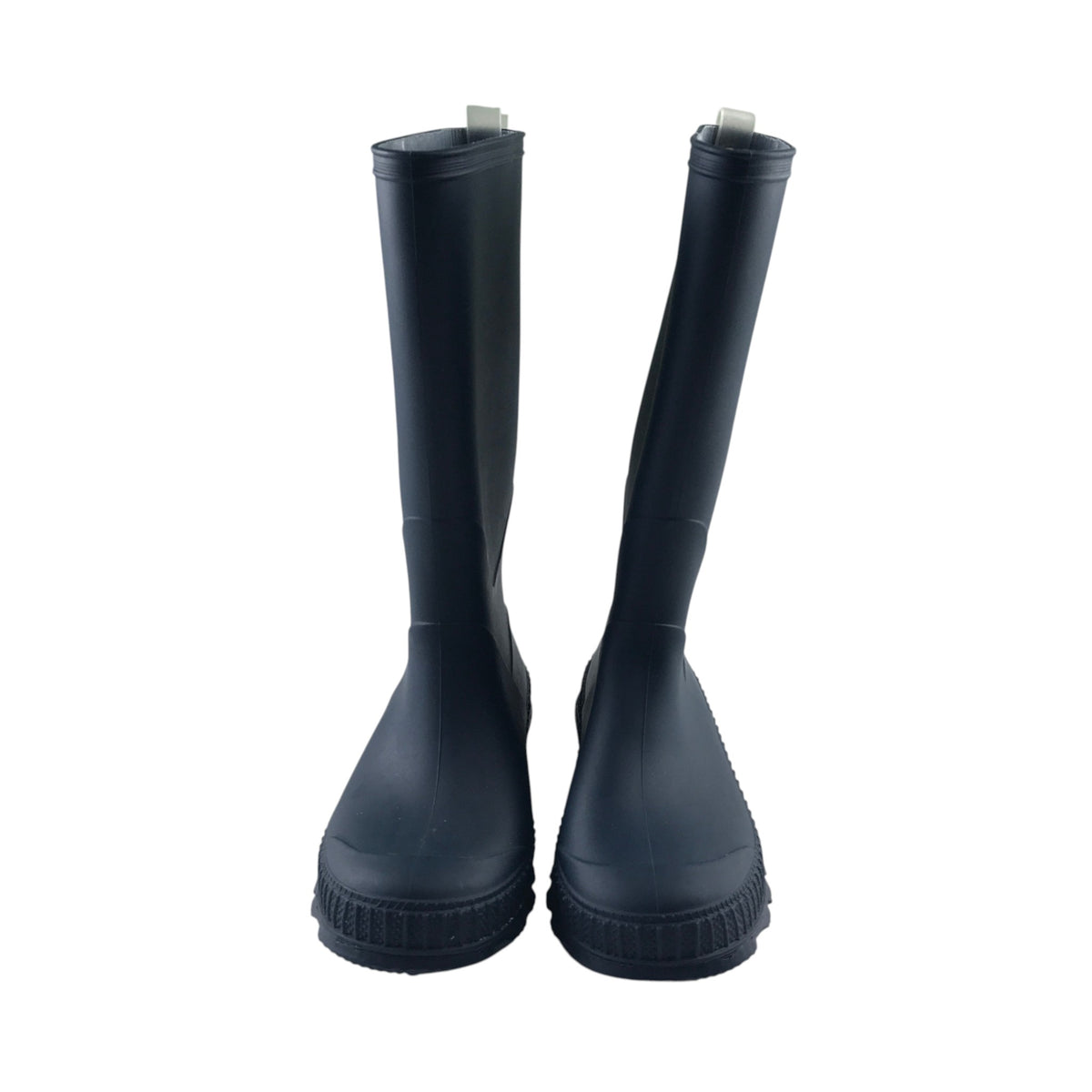 F&F size UK 12 junior navy blue wellies