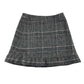F&F 8-9 years grey check skirt polyester viscose acrylic polyamide