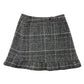 F&F 8-9 years grey check skirt polyester viscose acrylic polyamide