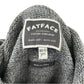 Fatface 10-11 years grey shark hoodie knitted cotton acrylic blend