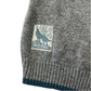 Fatface 10-11 years grey shark hoodie knitted cotton acrylic blend