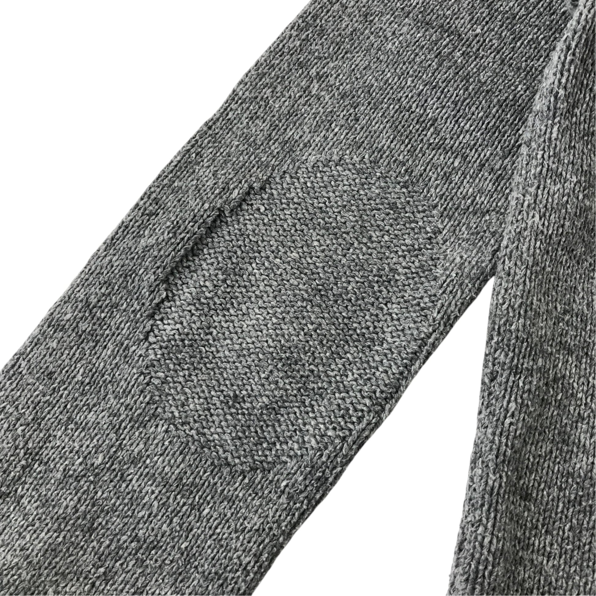Fatface 10-11 years grey shark hoodie knitted cotton acrylic blend