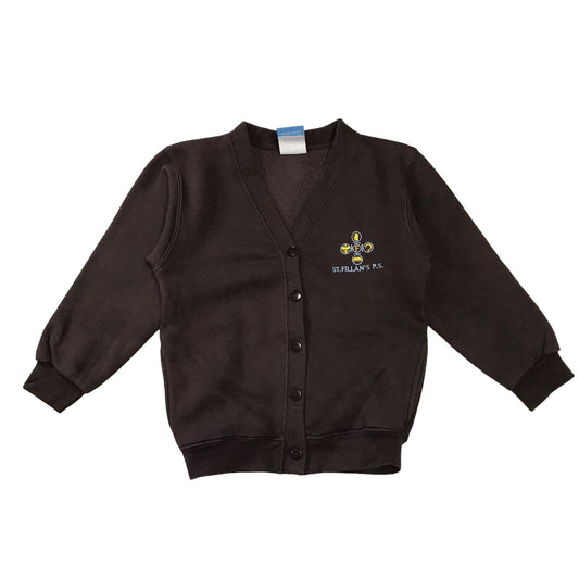 *St Fillans Primary Brown Jersey Cardigan