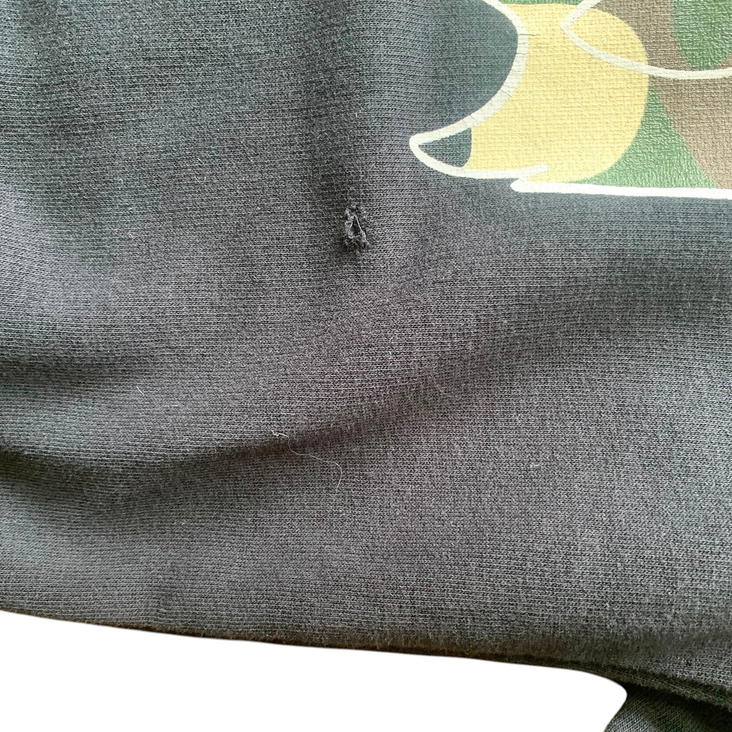 Forty 9-11 years black sweater crew neck print cotton polyester