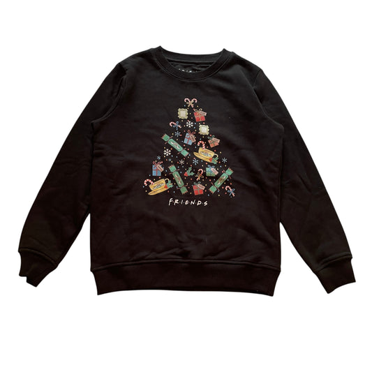 Friends 9-10 years black Christmas sweater cotton polyester
