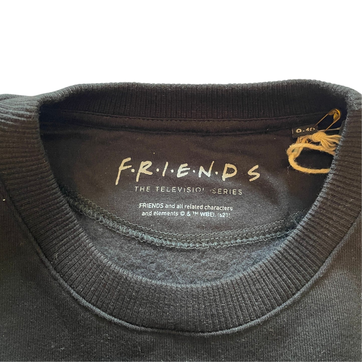 Friends 9-10 years black Christmas sweater cotton polyester