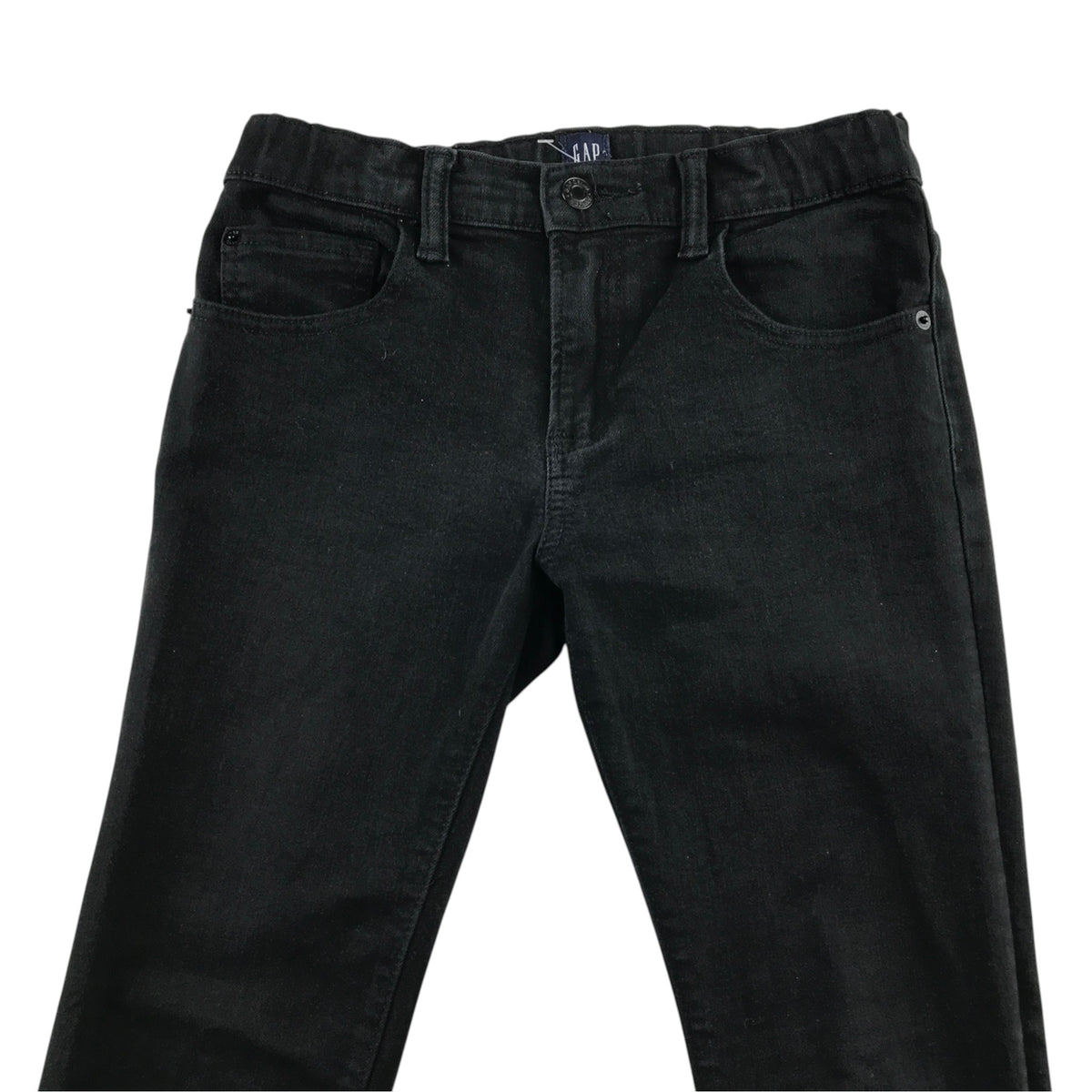 GAP 12 years black denim jeans cotton polyester elastane