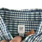 GAP 14-16 years turquoise check shirt cotton