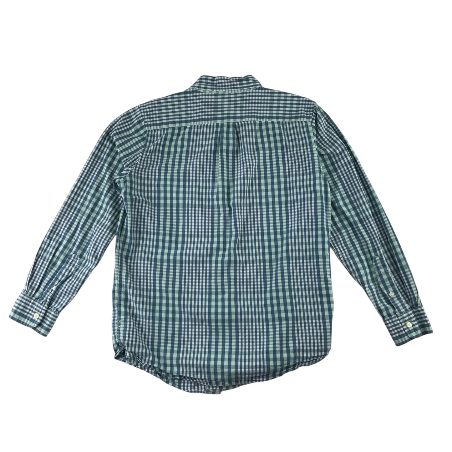 GAP 14-16 years turquoise check shirt cotton