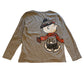 GAP 8-9 years grey t-shirt Snoopy and Charlie Brown cotton polyester