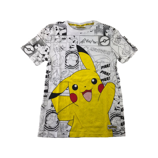 Vanila T-shirt 11-12 years white Pokémon Pikachu short sleeve cotton