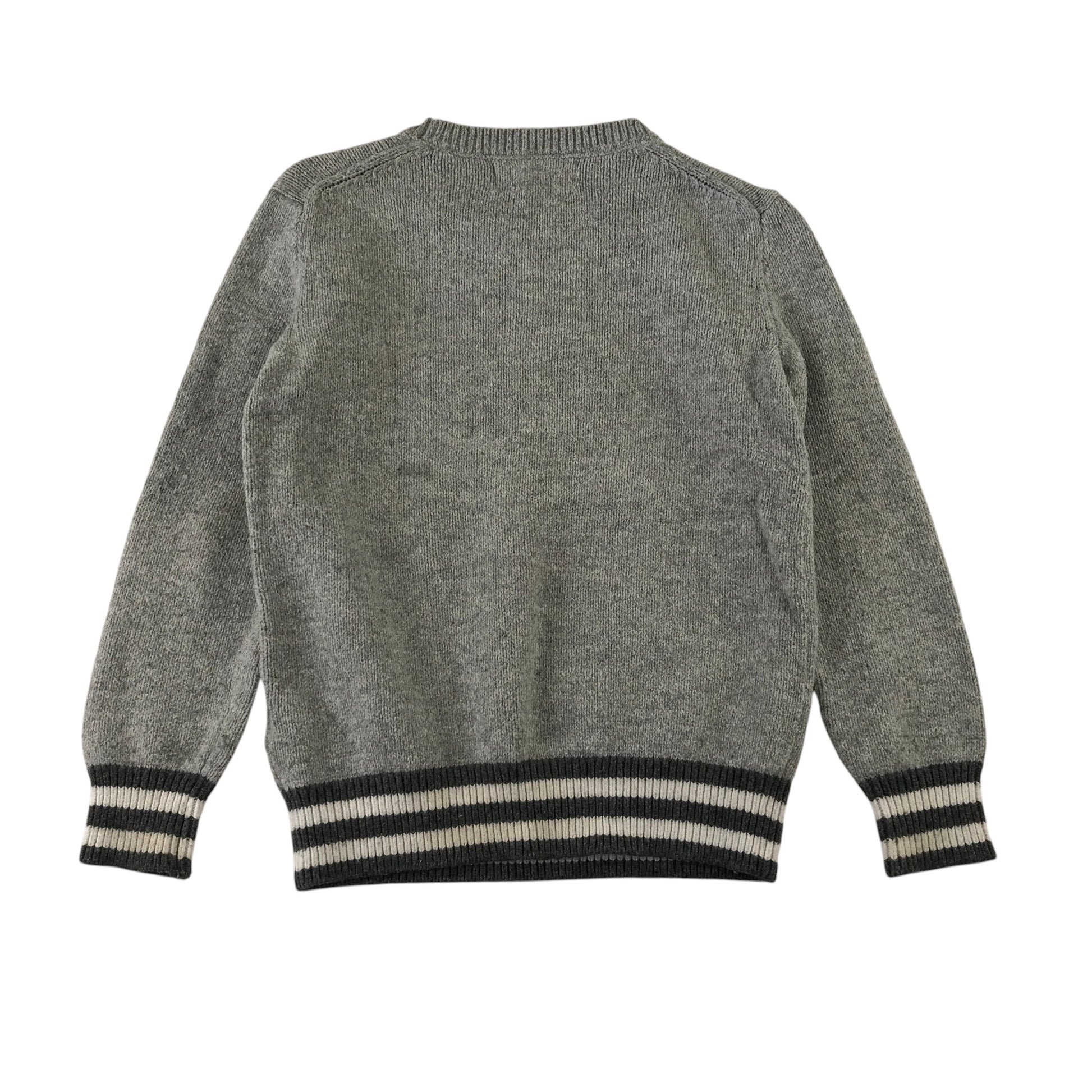 Gap 6-7 years grey jumper Star Wars Chewbacca cotton nylon wool
