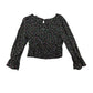 George 4-5 years black floral blouse viscose