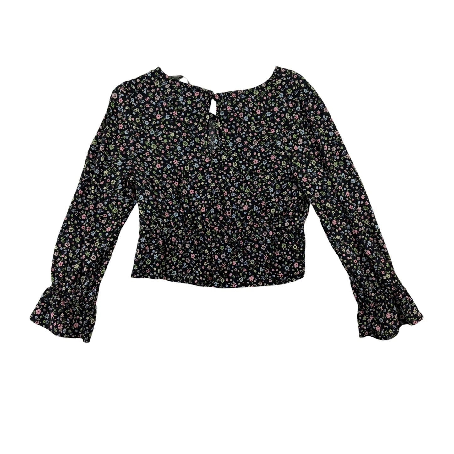 George 4-5 years black floral blouse viscose