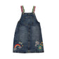 George 5-6 years blue dungaree dress cotton