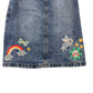 George 5-6 years blue dungaree dress cotton