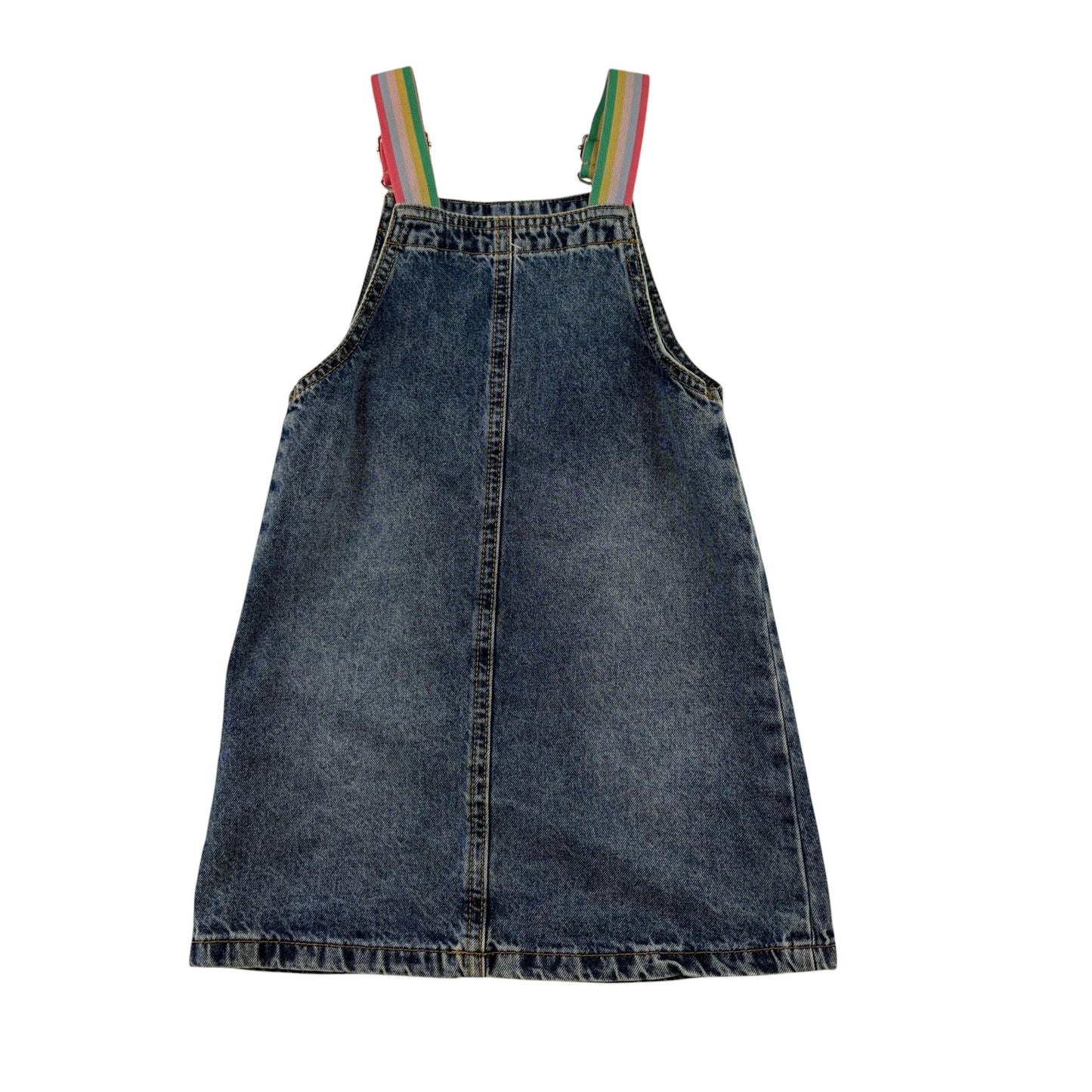 George 5-6 years blue dungaree dress cotton