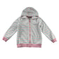 George 5-6 years white pink stripe fleece polyester