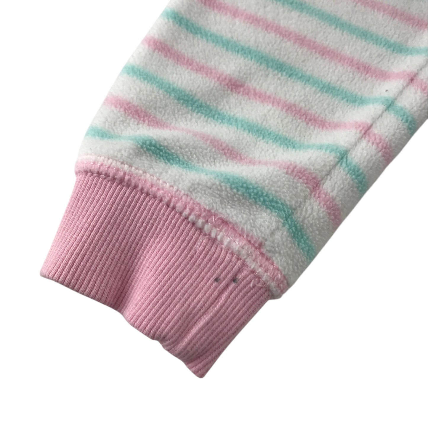 George 5-6 years white pink stripe fleece polyester