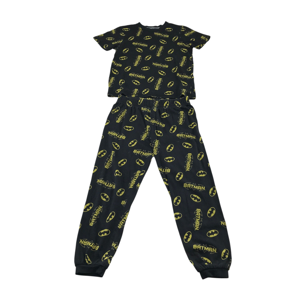 George 6-7 years black batman pyjama set cotton polyester