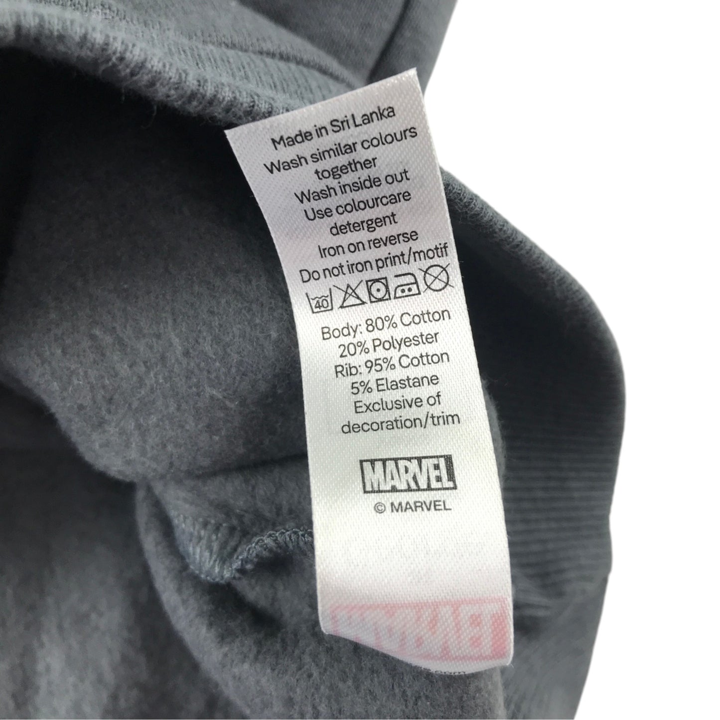 George 6-7 years grey jumper cotton polyester elastane