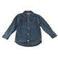 George 7-8 years blue denim shirt jacket cotton