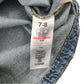 George 7-8 years blue denim shirt jacket cotton