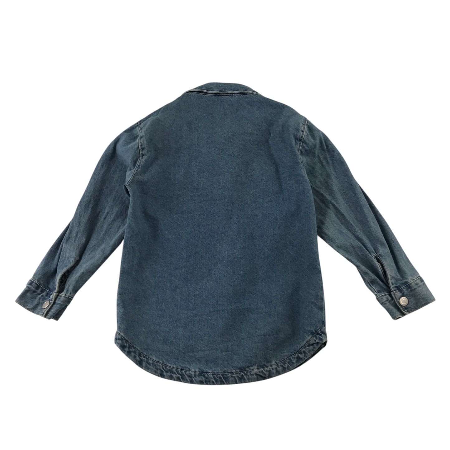 George 7-8 years blue denim shirt jacket cotton