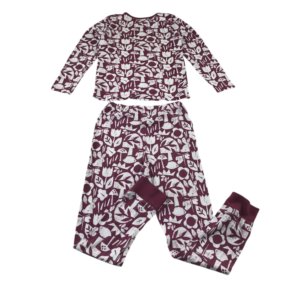 George 8-9 years purple pyjama set cotton