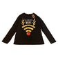 George 11-12 years black t-shirt All I Want for Christmas is Wifi cotton