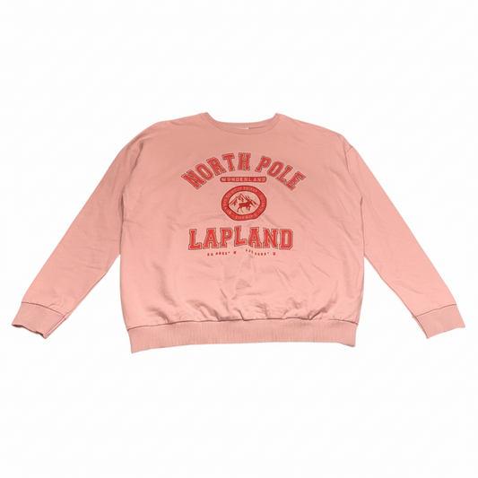 George 11-12 years light pink Lapland sweater cotton