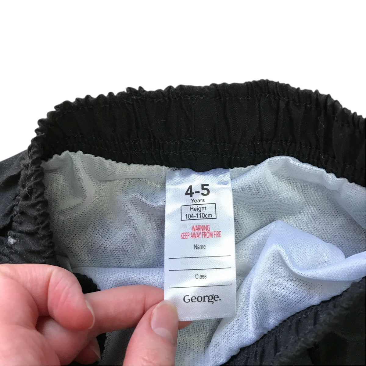 George 4-5 years black swim trunks polyester